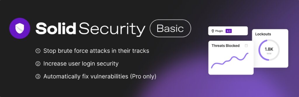 Solid Security Basic - formerly known as iThemes
